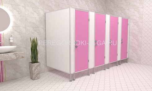Изображение Сантехнические туалетные перегородки Бизнес (4 кабины) 